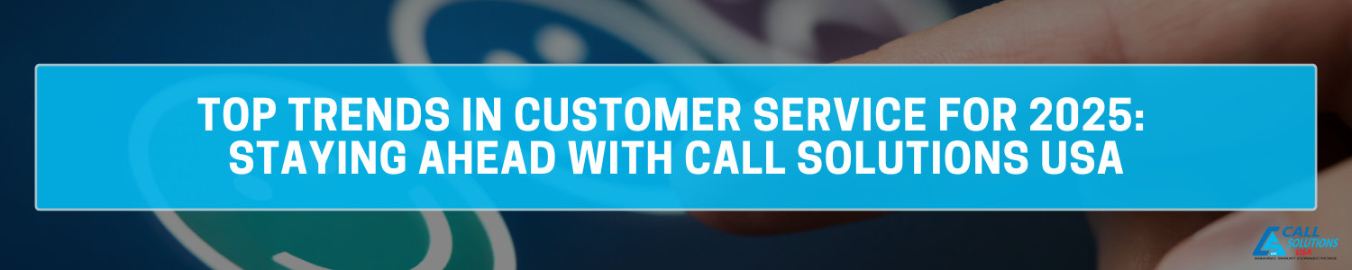 Customer Service Banner